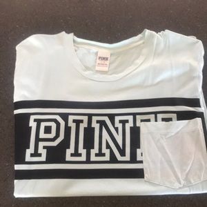 PINK SHORT SLEEVE SHIRT. Size large